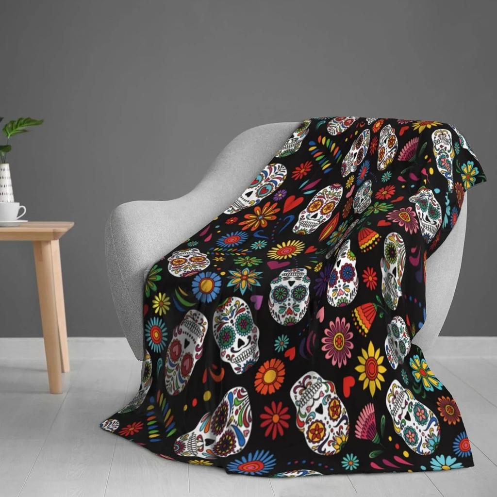 White Tiger Throw Thin Blanket Animals Printed Lightweight for Couch Home Decor Gift for Lion Tiger Elk Bears Dogs Cats Lovers