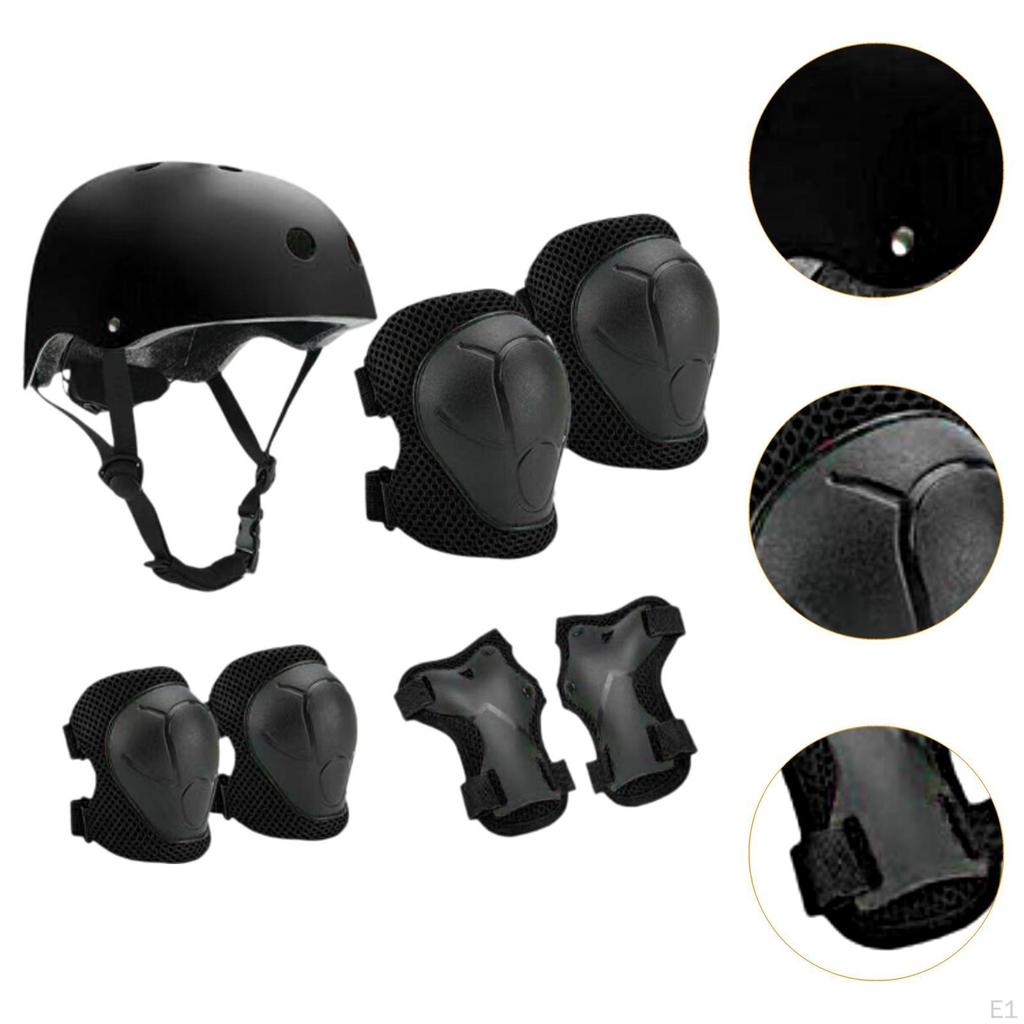 7 предметов детский велосипедный шлем защитный комплект для рук налокотники наколенники подростковый детский скейтборд