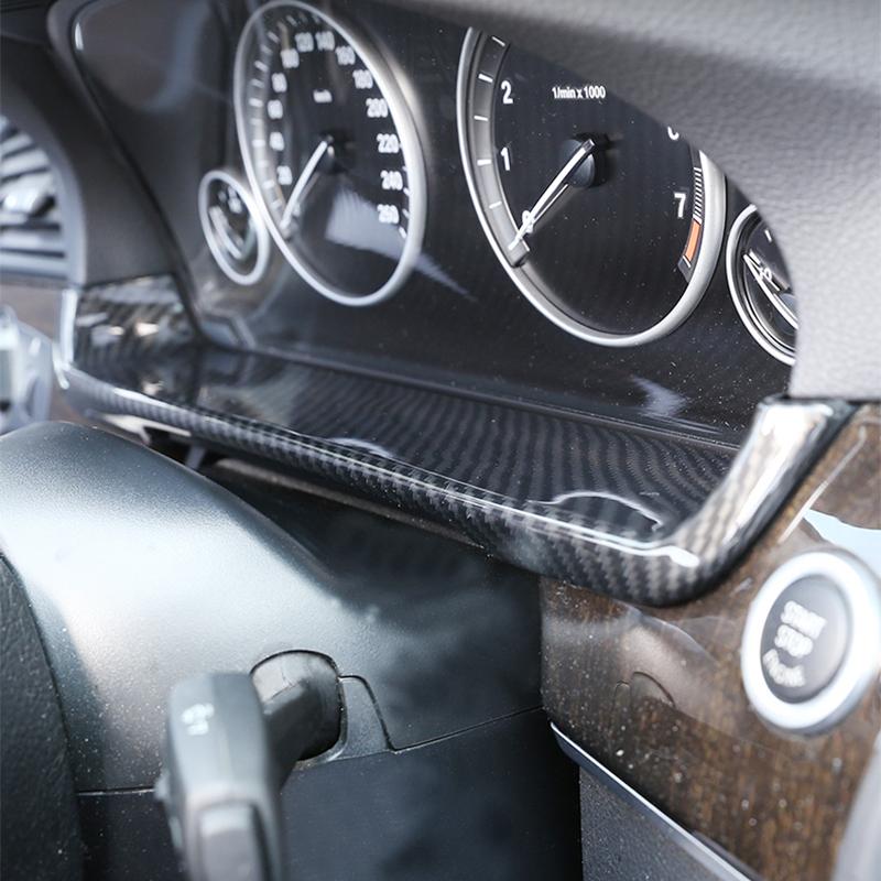 LHD ABS автомобильный дисплей на приборной панели декоративная рамка внутренняя полоса для BMW 5 серии F10 2011-17 модификация автоматического стайлинга