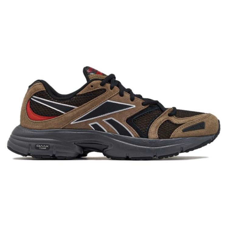 Reebok Premier Road Plus 6 Comfortable Versatile Shock Absorbing Durable Low Top Casual Running Shoes Unisex Sneaker Earth-Brown 100074093
