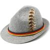 Halloween Hat Munich Beer Hat German Alpine Hat Unisex Panama Jazz Feather Hat