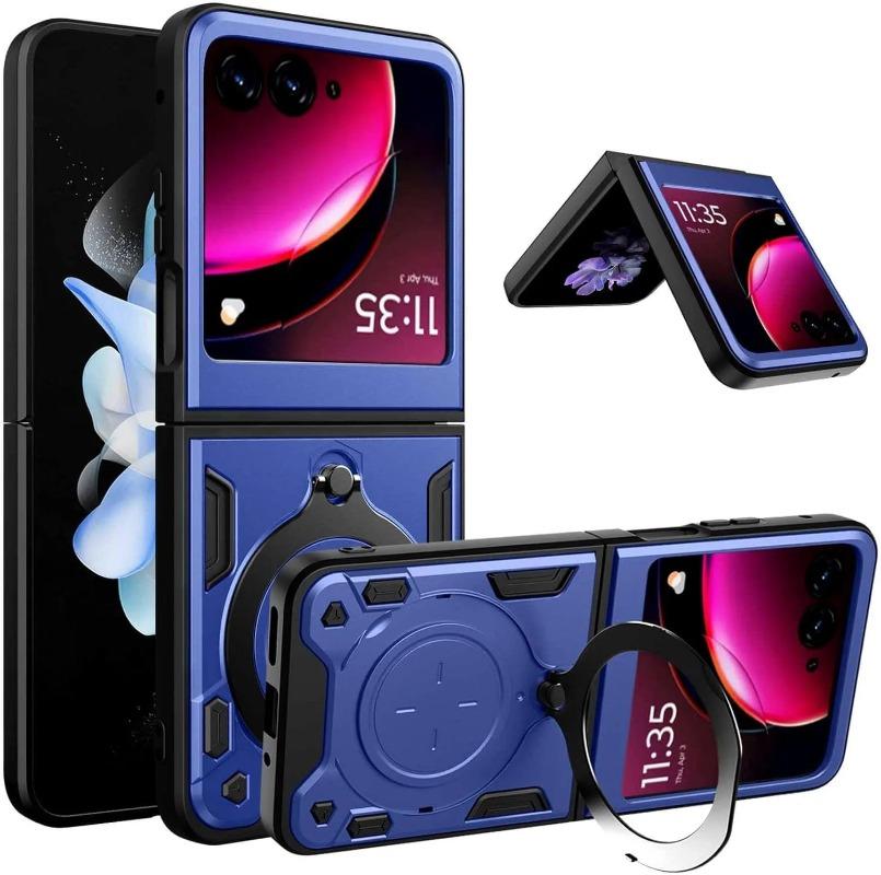 Слайдерная крышка для Motorola Moto Razr 60 Ultra 50 40 Ultra Razr Plus Чехол Кольцо-подставка Держатель Ударопрочный Защита камеры Capa