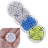 4-Pack Round Mini Level, High-Precision, Compact, 32mm, with Graduated Measuring Tube, for Level Calibration, Analog, Inclination Measurement, Scale,