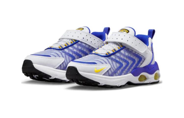 Nike Air Max Tailwind 1 Винтажные износостойкие низкие спортивные повседневные кроссовки Бело-синие Детские возрастом 3-7 лет DQ0297-100