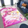 Cute Cartoon Pretty Cure Pattern Rug, Large Area Non-slip Washable Rug,, Suitable for Bedroom Home Decoration.666