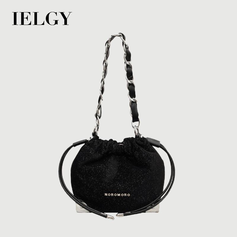 IELGY Корейская версия Модная сумка-ведро на цепочке Простая повседневная сумка-мессенджер