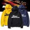 Autumn Winter Men's Fashion Hoodies Casual Long-sleeved Hooded Sweatshirts the Fast and Furious Printed Sports Tops