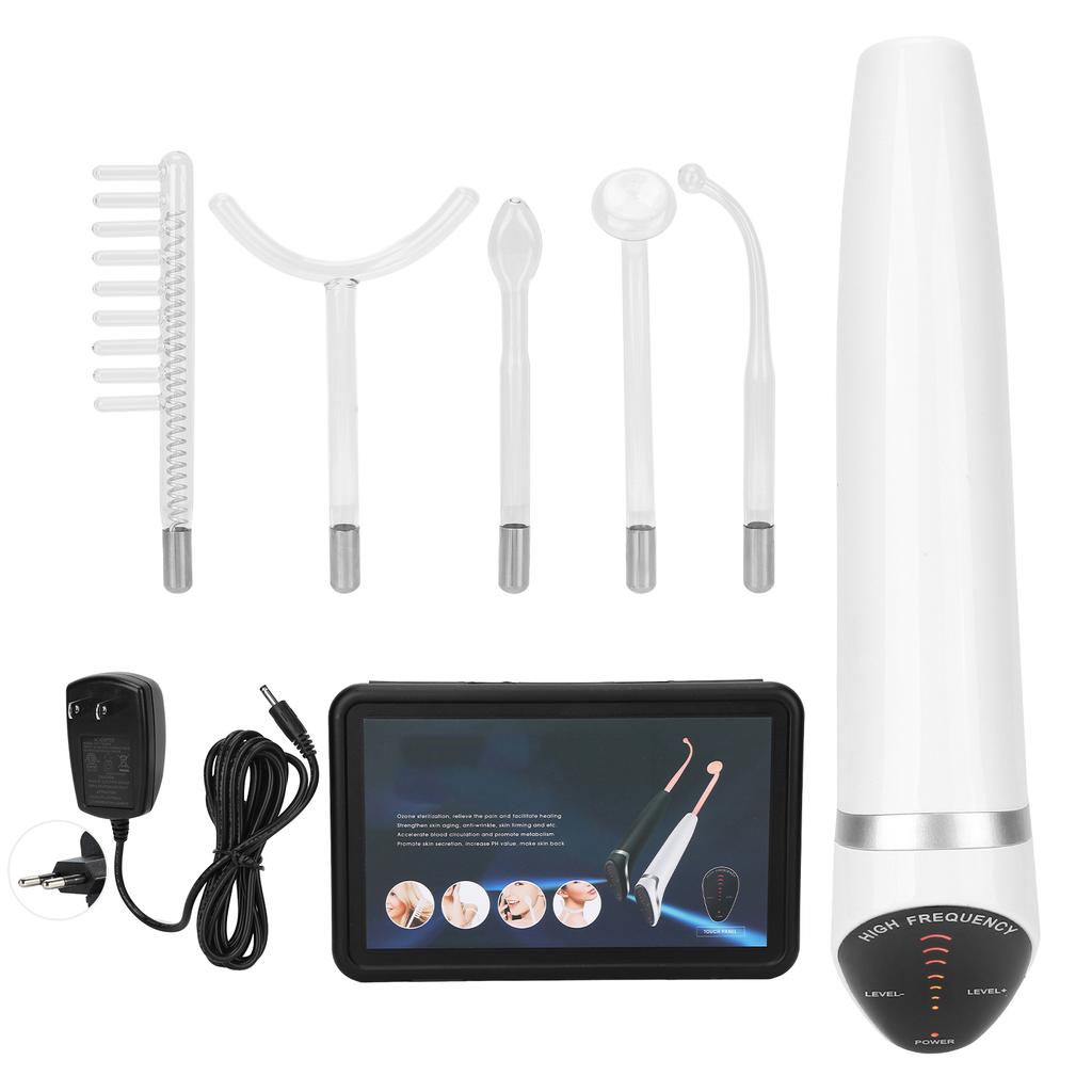 High Frequency Skin Therapy Wand Machine Portable Wrinkle Reducing Anti Aging Skin Tightening Device