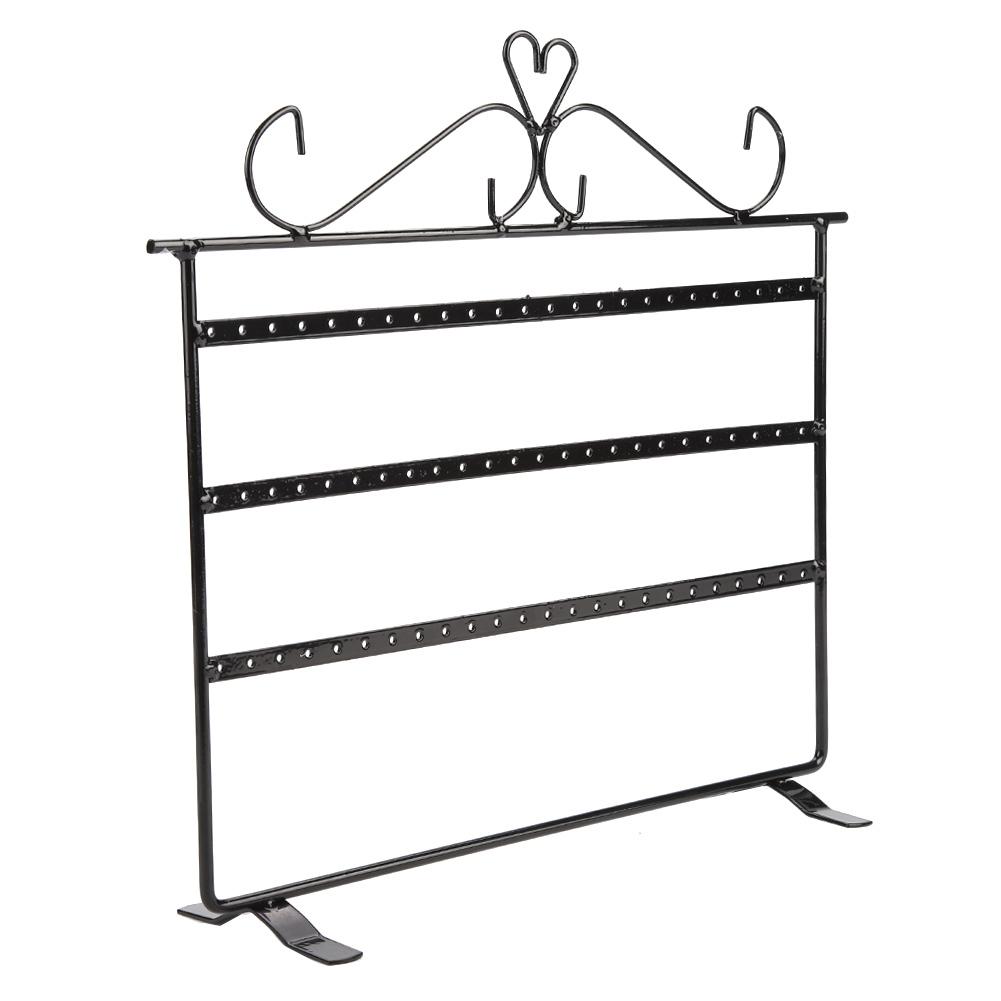 72 отверстия Серьги Ожерелье Браслет Подставки для ювелирных изделий Вешалка Держатель Стойка Античная бронза