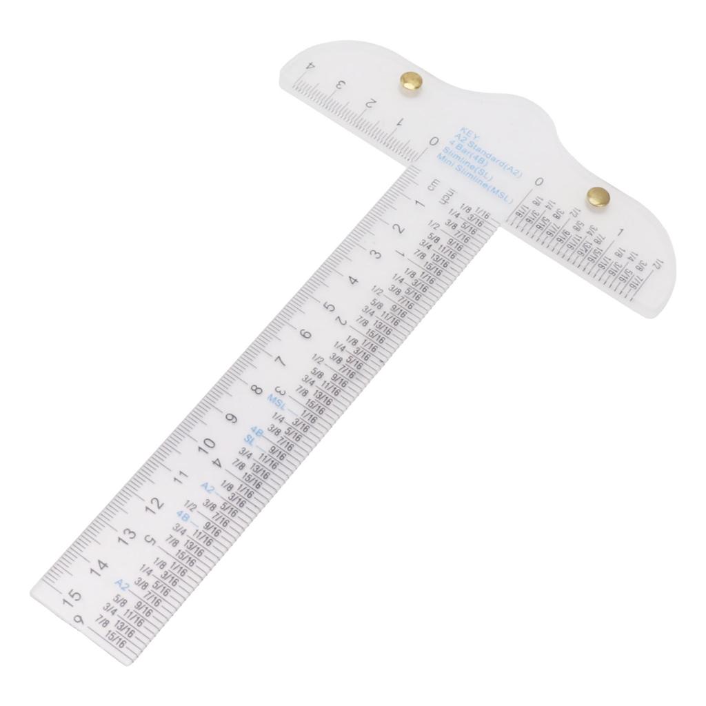 T Square Ruler Acrylic Transparent Accurate Widely Used T Ruler for Crafting Art Framing