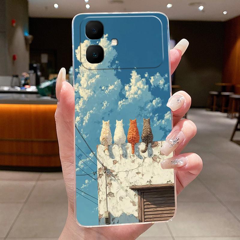 Чехол для Infinix Smart 20 X6840 X6840B Роскошный Дракон Милый Крутой Мальчики Девочки Прозрачный Мягкий силикон ТПУ Чехол для телефона Задняя крышка