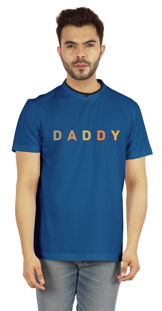 Inkmeso Мужская футболка с круглым вырезом и V-образным вырезом с надписью Daddy Tshirt For Dads Jersey