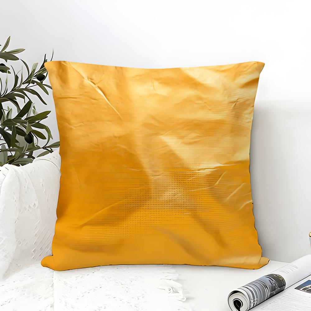 Luxury Premium Gold Foil Texture Pillow Case linen pillow case sofa home decor cushion cover cushion cove