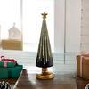 1/3Pcs Christmas Tree Decor with LED Light Built-in Timer Gradient Xmas Tree Sculptures Festive Home Decor