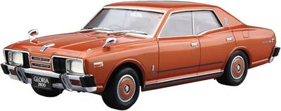 Aoshima Bunka Kyozai Серия Модельных Автомобилей Nissan P332 4HT2800 Brougham Пластиковая Модель Автомобиля 1/24 №53 Cedric/Gloria '78 (Автомобиль)