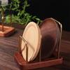 Stable Cutting Board Storage Rack Wood Base Wood Metal Cookware Holder Pots Pan Lids Rack  Kitchen