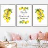Kitchen Lemon Posters and Prints Decoration Canvas Wall Pictures Meals And Memories Are Made Here Quotes Art Painting Gift Decor