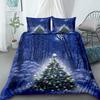Christmas Duvet Cover Christmas Tree Bedding Set With Zipper 1 Duvet Cover 2 Pillow Case Women Teens Holiday Gifts Bedroom