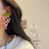 Преувеличенные пляжные серьги Милые серьги-гвоздики с лепестками Модные висячие серьги-цветы Морской берег