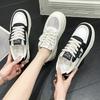 Новые летние повседневные спортивные туфли, женские модные белые туфли, корейская версия, сетчатые туфли на толстой подошве на платформе