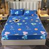Solid Color Padded Mattress Simmons Protective Mattress Cover Hotel Thickened with Cotton Bed Cover Non-slip Bed Cover
