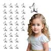 30 Pcs Gold Star Hair Clips 1.2 Inch Vintage Y2K Metal Snap Clips for Women Girl Hollow Punk Hair Accessories