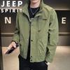 JEEP SPIRIT Men's Casual Stand-Collar Jacket