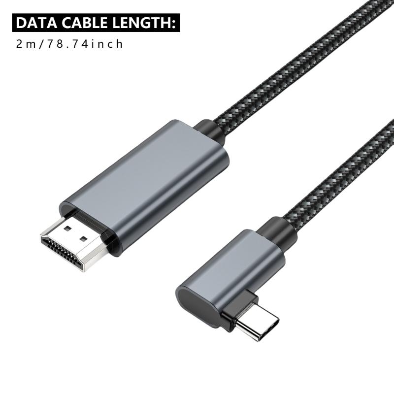 Кабель 4K HDTV Тип C USB-C к HDTV Для потоковой передачи высокой четкости и презентаций Широкая совместимость