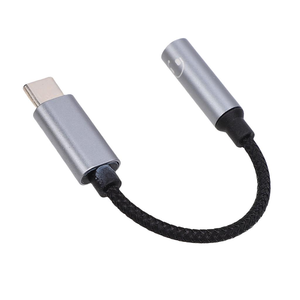 Кабель Type C на 3,5 мм Конвертер разъема для наушников Plug and Play Цифровой стерео Аудио Адаптер