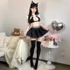 Sexy lingerie female sweet desire college style suit, breast half exposed jk uniform temptation free suit