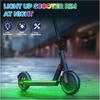 Аккумуляторный скутер Светодиодные огни Многоцветная RGB-лента Подсветка днища Ночная езда