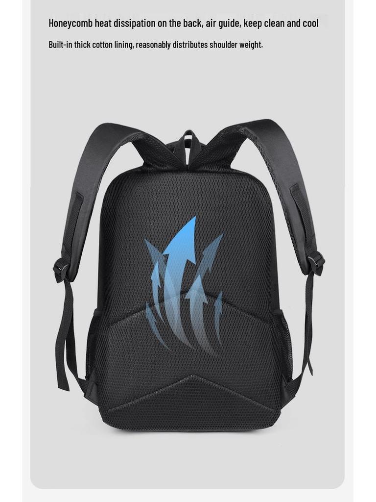 Cross-border Commuting Backpack: Large Capacity, Multifunctional, Water-resistant Laptop Bag for Students