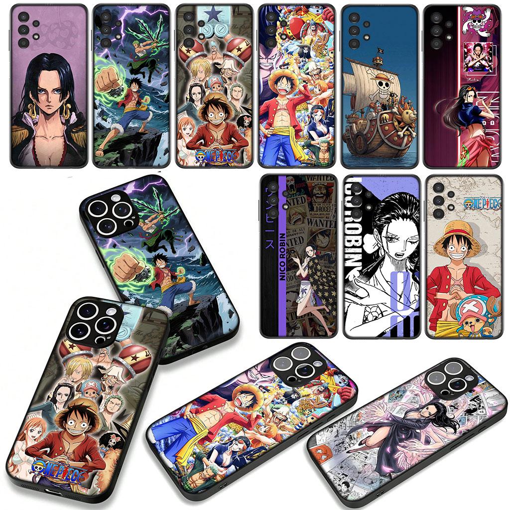 Чехол для телефона Luffy Zoro One Pieces Nico Robin для Xiaomi Redmi Note 14 12 13 ProPlus A4 A3 Pro Plus 12C 13C 14C 5G