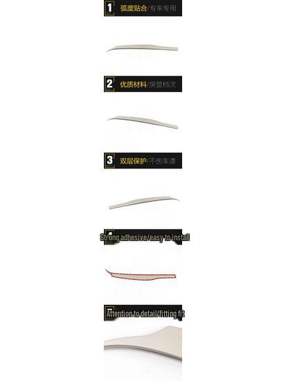 Наклейка из нержавеющей стали для отделки центральной консоли и приборной панели Huansu S5 - Автомобильный аксессуар