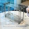 Miflame Полка-органайзер для ванной комнаты «Ледниковый узор»