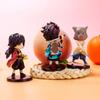 6pcs/set Anime Demon Slayer 7cm Figure Kimetsu No Yaiba Q Posket Kamado Tanjirou Nezuko Agatsuma action model Toys