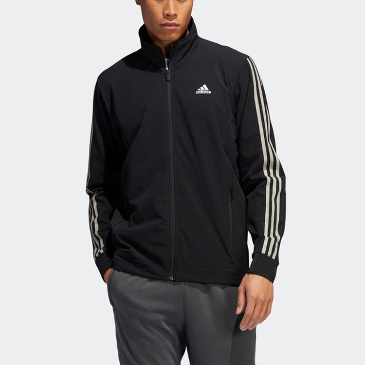 adidas Куртки Мужские Черные Стойка Умеренные Другие GE3424