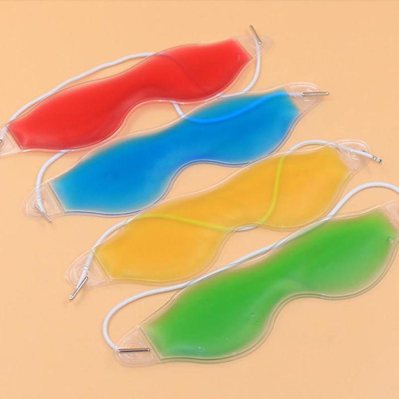 1 шт. Гелевая маска для глаз Холодный пакет Теплый нагрев Лед Сон Усталая маска Уход за глазами