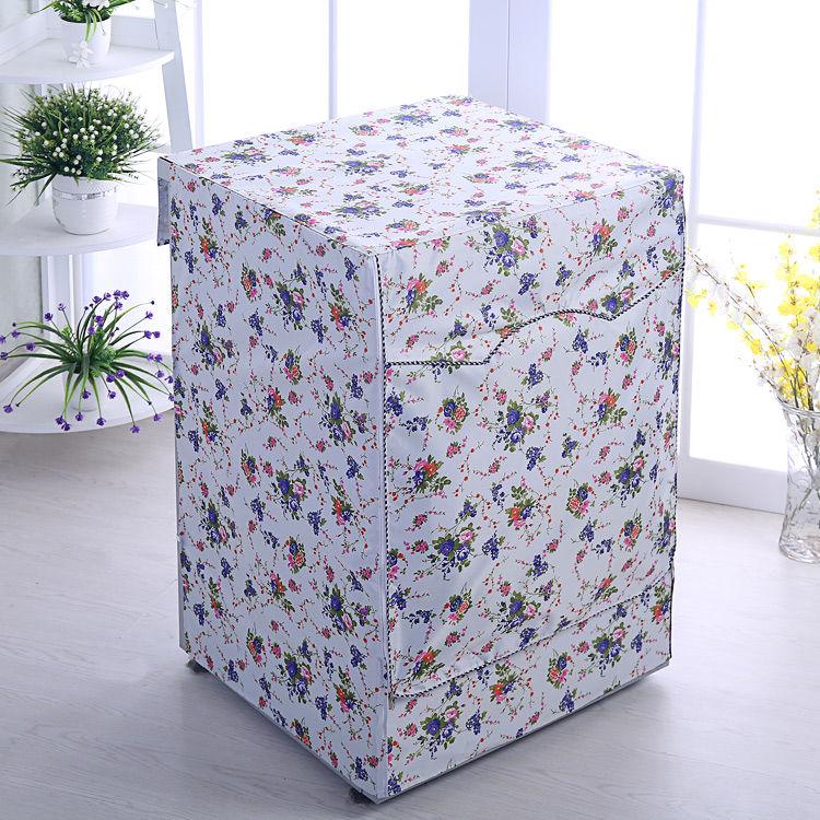 Водонепроницаемый чехол для стиральной машины, домашний полиэстеровый валик для стирки, серебряное покрытие, пылезащитный чехол