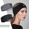 Bluetooth-compactible 5.0 Headband Noise-Canceling Over-Ear Headphones Adjustable Headband Solid Color Elastic Band