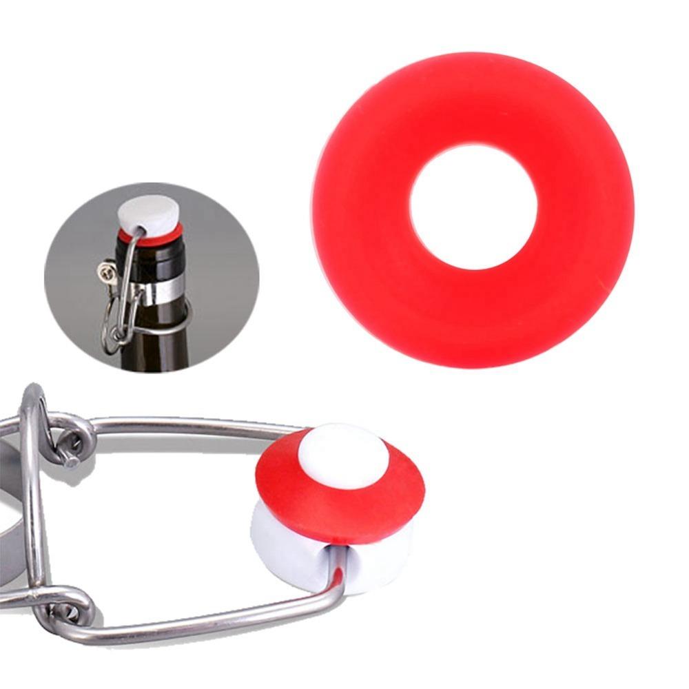 25pcs Leakproof Design Bottle Cap Gasket Silicone Swing Top Bottle Seal Flip Top Gasket Home Brew