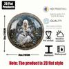 Металлическая жестяная табличка Ручная работа Искусство 20x20см