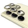 2x Aluminum Glass Lens Cover for Samsung Galaxy S24 Ultra, ERBORD, Gold