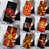 Macedonia Flag Phone Case For Samsung Galaxy S25 S23 S30 S8 S21 S20 FE S24 S22 Note 10 20 S8 Plus Lite Ultra
