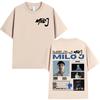 Rapper Milo J 111 166 Album T Shirt Unisexs Women Fashion Hip Hop Tshirt Cotton Casual Oversized Short Sleeve Tshirts Streetwear