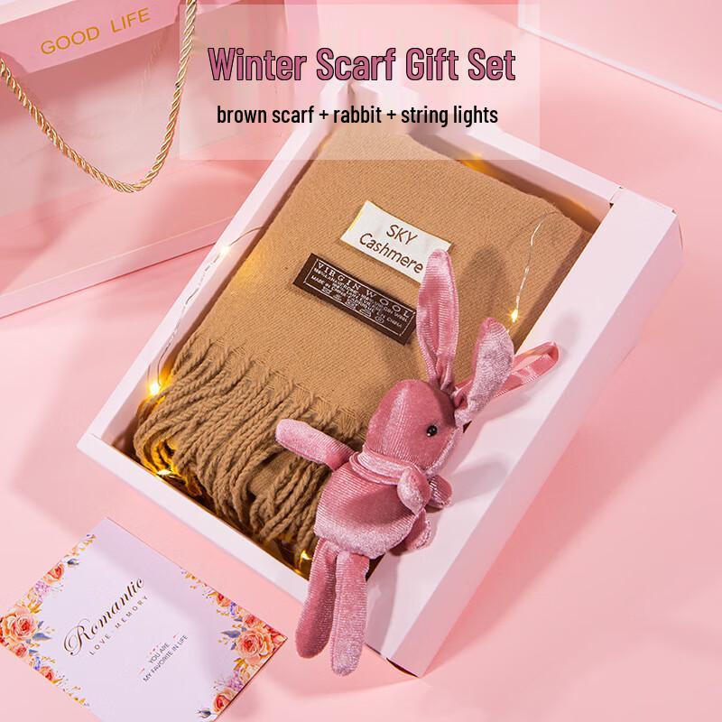 Thick Warm Winter Scarf Gift Set