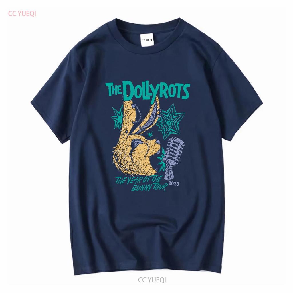 Винтажная футболка The Dollyrots Band Year of Bunny Tour Хлопок Черный S 5XL винтажная Стильная с принтом модная