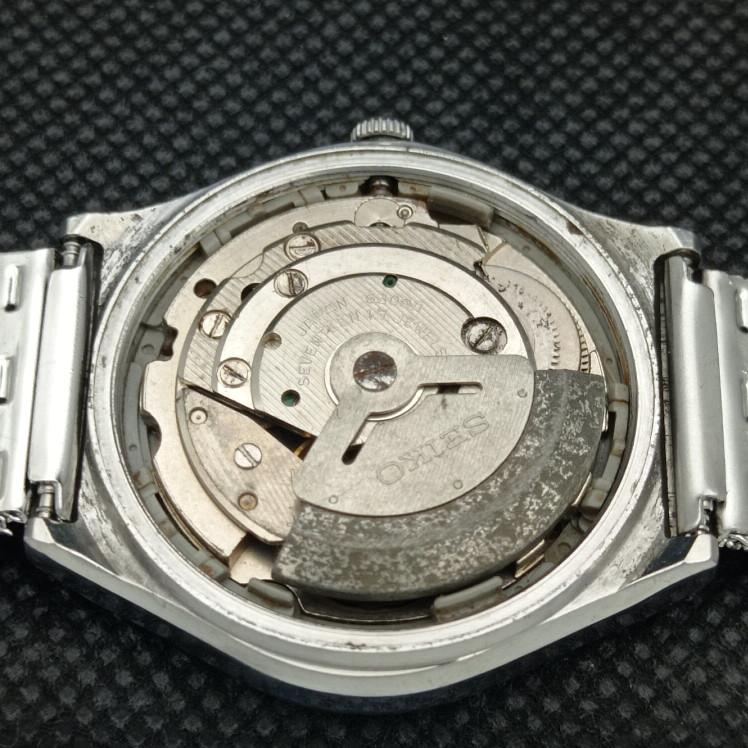 Б/У винтажные часы SEIKO 5 AUTOMATIC 6309A JAPAN MENS D/D BLUE 606-a314459-2