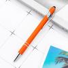 50pcs Light Metal Ballpoint Pen Touch Screen Pen Office School Advertising Pen Custom Text Engraving Laser Engraving