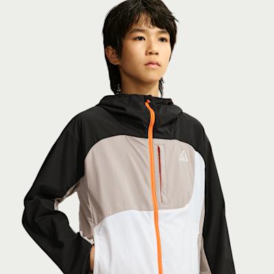Детские куртки Nike для детей с капюшоном, несъемным, со средней эластичностью